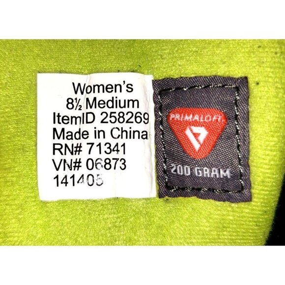 LL Been Primaloft Boots Women Sz 8.5 Medium TEK 2.5 Waterproof Trail Winter Blue - Picture 11 of 12